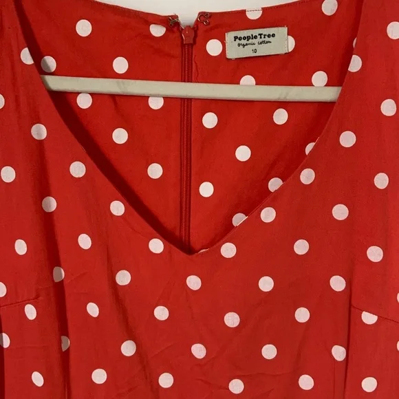 Host Pick ✨ People Tree Lora Coral Dress - Picture 3 of 5